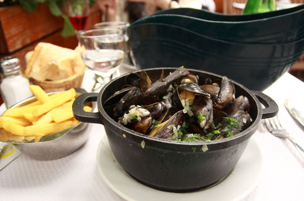 Mussels On The Table